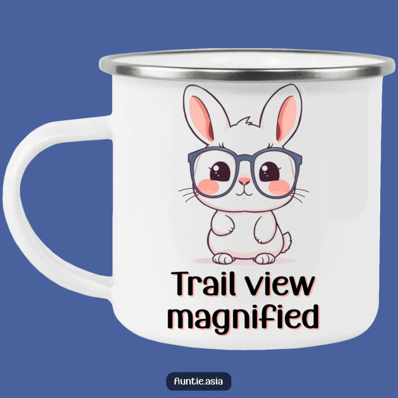 Rabbit's Campfire Curiosity Mug: Explore the Outdoors with Wonder