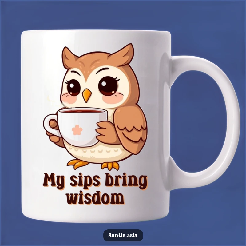 Funny Owl's Tea Time Mug: A Delightful and Funny Gift for Tea Lovers