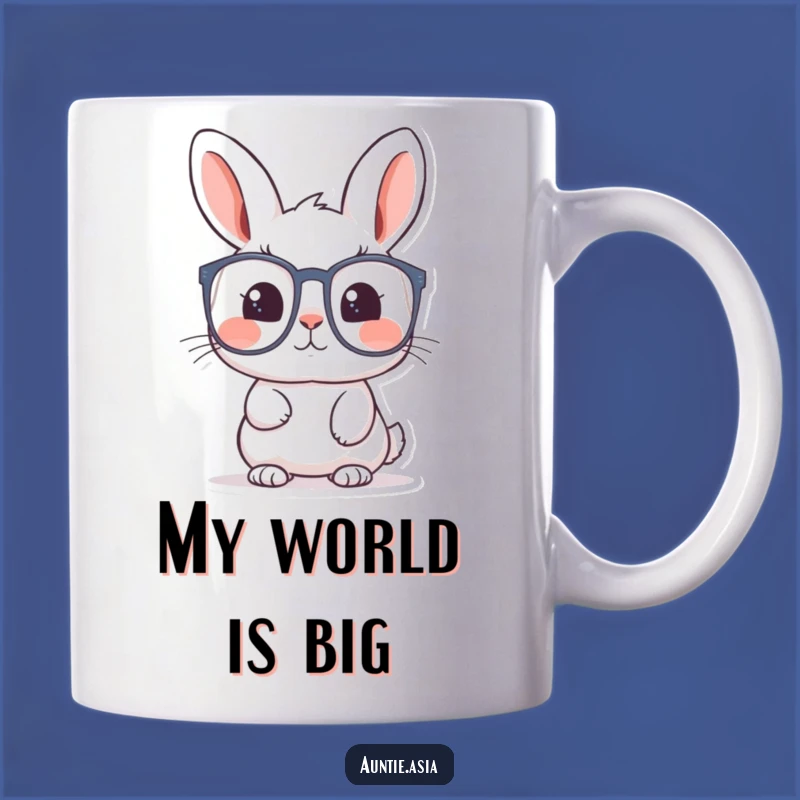 Funny Rabbit's Wonder Mug: A Curious and Funny Gift for Explorers