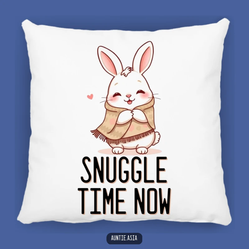 Funny Rabbit Hug Pillow: Cozy Comfort with a Happy Hugging Hare
