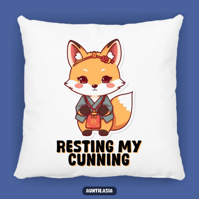 Fox's Determined Comfort Pillow: Support Your Ambitious Goals