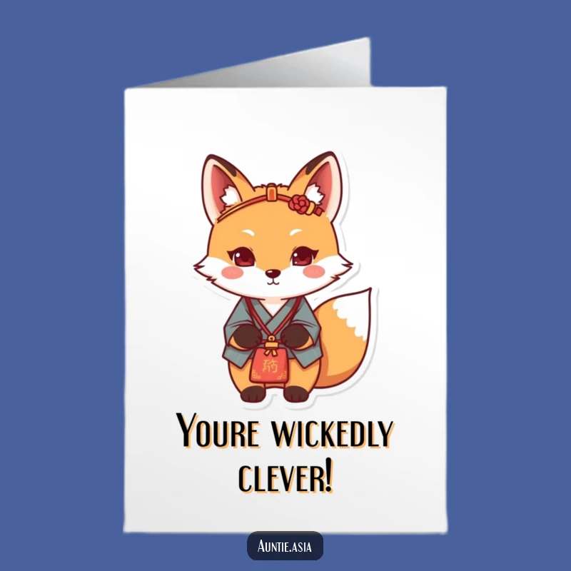 Free Printable Congrats Card: Fox's Accomplishment - Humorous Downloadable Gift