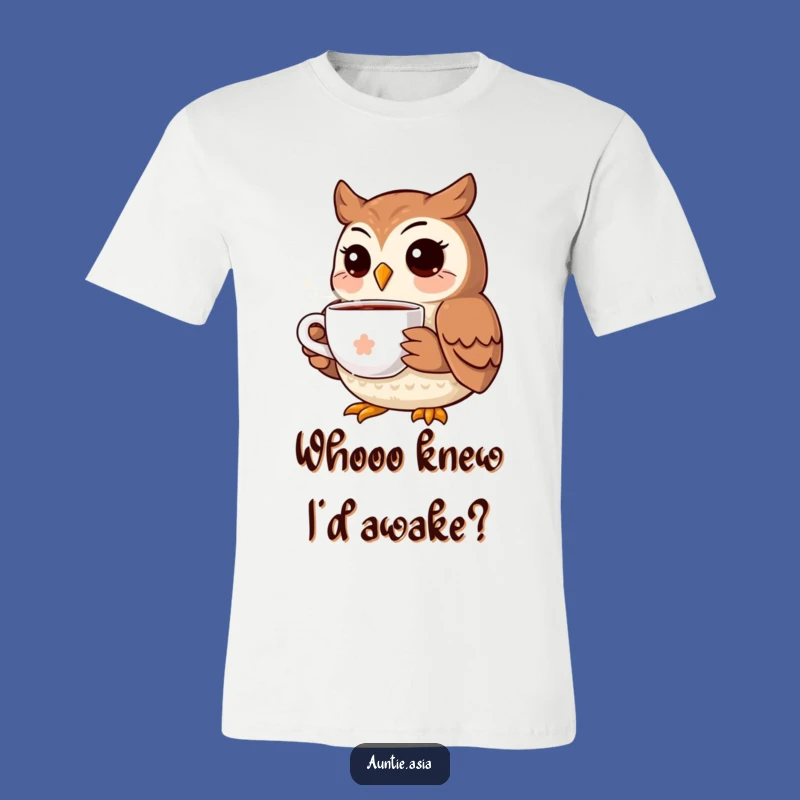 Funny Owl's Happy Brew T-Shirt: Your Go-To Funny Casual Wear